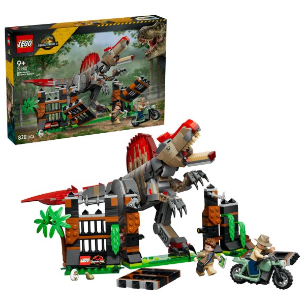 Фото - Конструктор LEGO Jurassic World Втеча спинозавра (77982)
