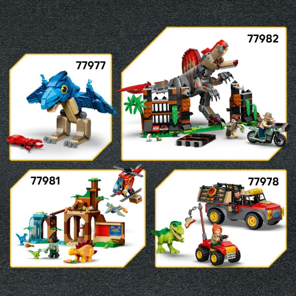 Фото - Конструктор LEGO Jurassic World Втеча спинозавра (77982)