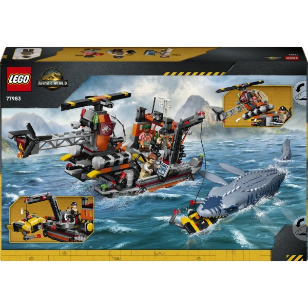 Фото - Конструктор LEGO Jurassic World Напад мозазавра на човен (77983)
