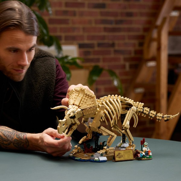 Фото - Конструктор LEGO Jurassic World Окаменелости динозавров: трицератопс (77985)