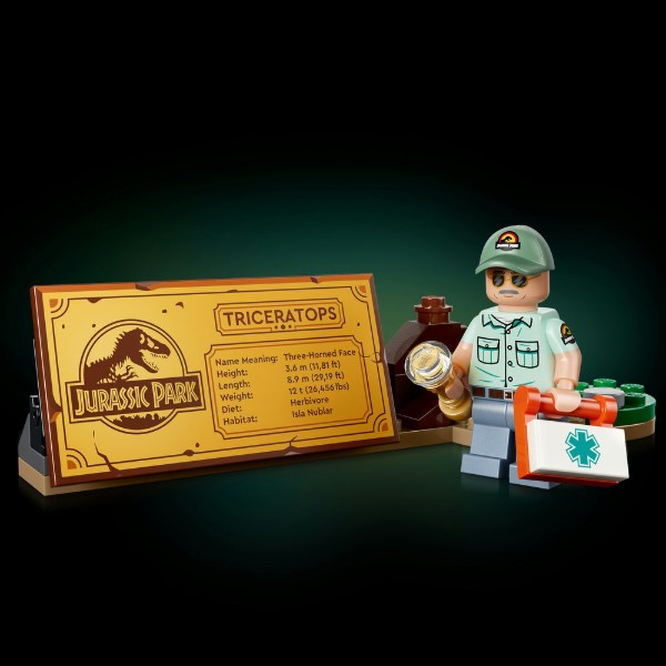 Фото - Конструктор LEGO Jurassic World Окаменелости динозавров: трицератопс (77985)