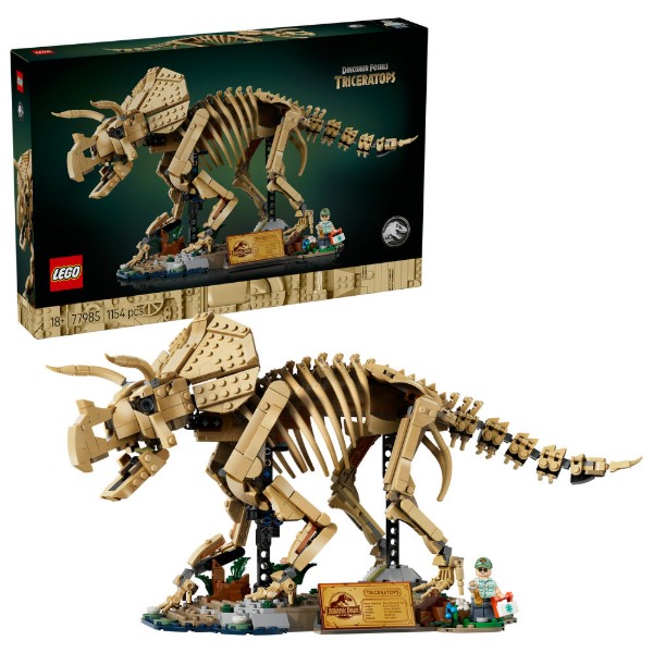 Фото - Конструктор LEGO Jurassic World Окаменелости динозавров: трицератопс (77985) Фото - Конструктор LEGO Jurassic World Окаменелости динозавров: трицератопс (77985)