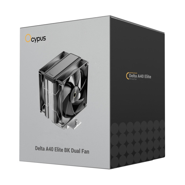 Фото - Водяна система охолодження OCYPUS DELTA A40 ELITE BK DUAL FAN (DELTA-A40-BK2NNWN00X-GL)