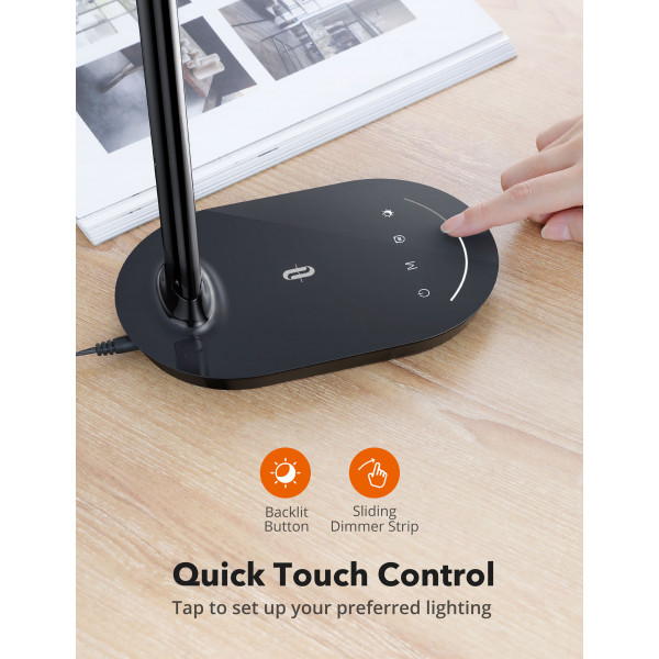 Фото - Настільна лампа TaoTronics TT-DL064 PRO Black