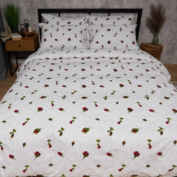 Фото - Пододеяльник двуспальный Moon&Star Бязь Gold Люкс Romantic Rose 175x210 см (MS-870001127)