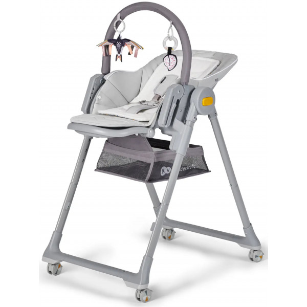 Фото - Уцінка - Стільчик для годування класичний Kinderkraft Lastree Grey (KHLAST00GRY0000)