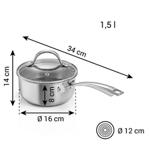 Фото - Ківш tescoma SteelCRAFT 16 см (780580)