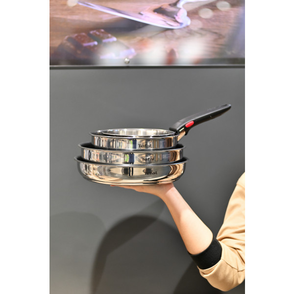 Фото - Набір посуду зі знімною ручкою Tefal L897SA74 Ingenio Emotion 10 пр