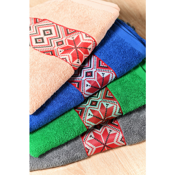 Фото - Полотенце для рук GM Textile махровое серое Единство 40х70