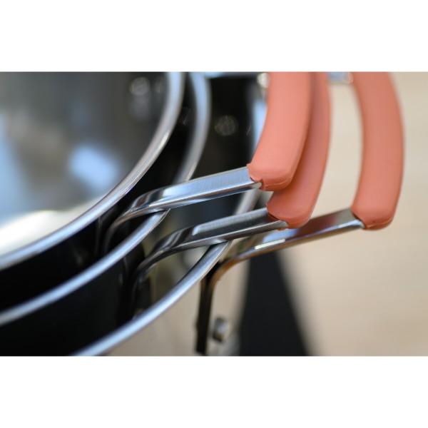 Фото - Набір посуду Tefal G720S674 OPTI'SPACE 6 пр (кастр. 18/20/24 см)