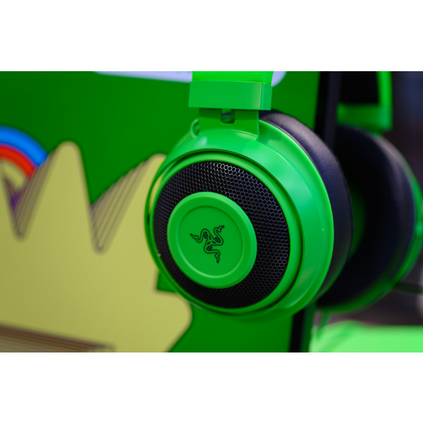 Фото - Гарнітура дротова ігрова Razer Kraken Multi Platform Green (RZ04-02830200-R3M1)