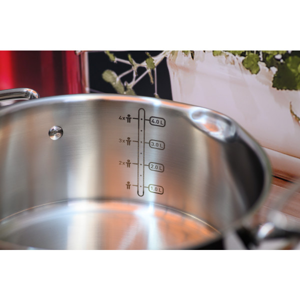 Фото - Набор посуды Tefal G719SA74 Duetto+ 10 пр. с ковшом (кастр. 24/22/20/18 с/кр., ковш 16 см с/кр)