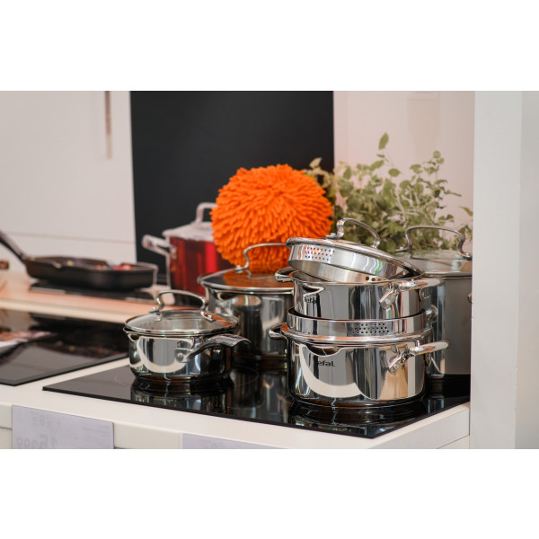 Фото - Набор посуды Tefal G719SA74 Duetto+ 10 пр. с ковшом (кастр. 24/22/20/18 с/кр., ковш 16 см с/кр)