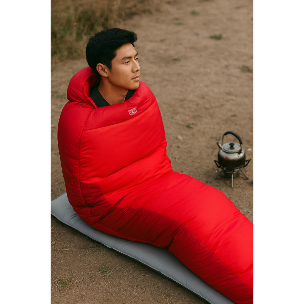 Фото - Спальний мішок Highlander Serenity Red Left (SB187-RD)