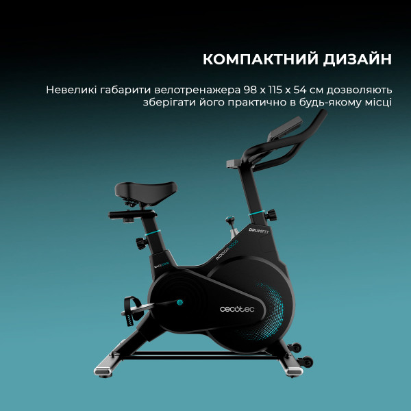 Фото - Велотренажер Cecotec DrumFit Indoor 10000 Race Bicicleta (CCTC-07240)