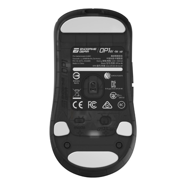 Фото - Мышь беспроводная игровая Endgame Gear OP1w 4k v2 Black (PGW-EG-MOU-073)