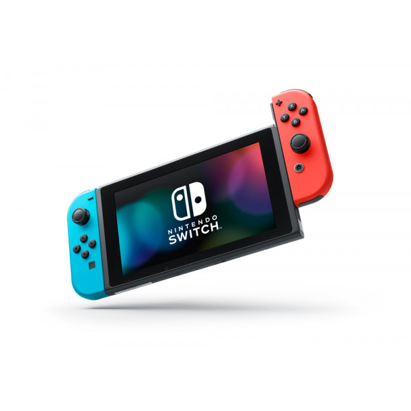 Фото - Ігрова приставка портативна Nintendo Switch (Neon Blue/Red)
