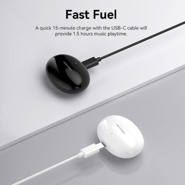 Фото - Навушники вкладиші бездротові TWS Vention Elf Earbuds E01 Purple (NBFV0)