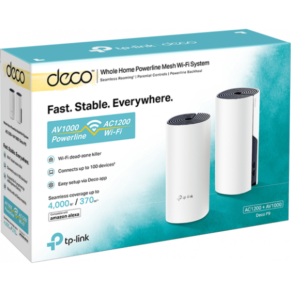 Фото - MESH система WiFi5 TP-Link Deco P9 (2-Pack)