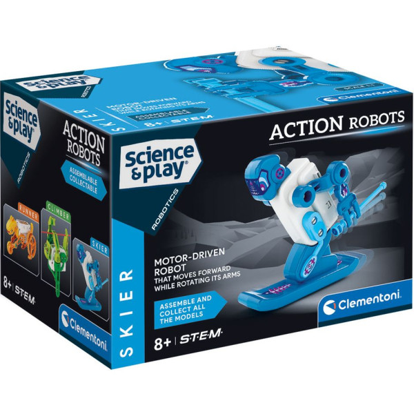 Фото - Робот-трансформер Clementoni Skier серія Science&Play (75136)