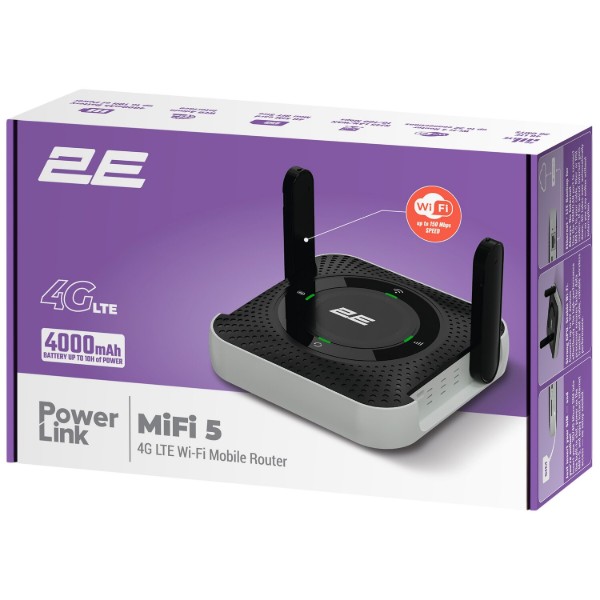 Фото - Модем 4G 2E PowerLink (MiFi-5 2025)