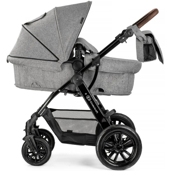 Фото - Коляска универсальная 3 в 1 Kinderkraft Moov Gray Melange (KKWMOOVGRYM0NC)