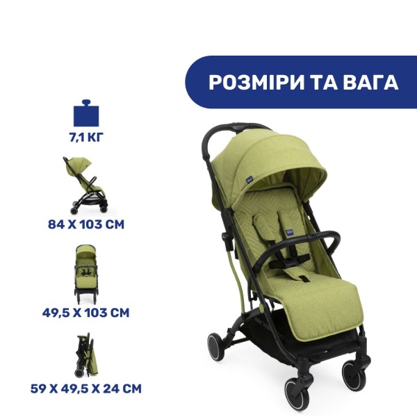 Фото - Коляска прогулянкова Chicco Trolleyme Stroller (79865.55)