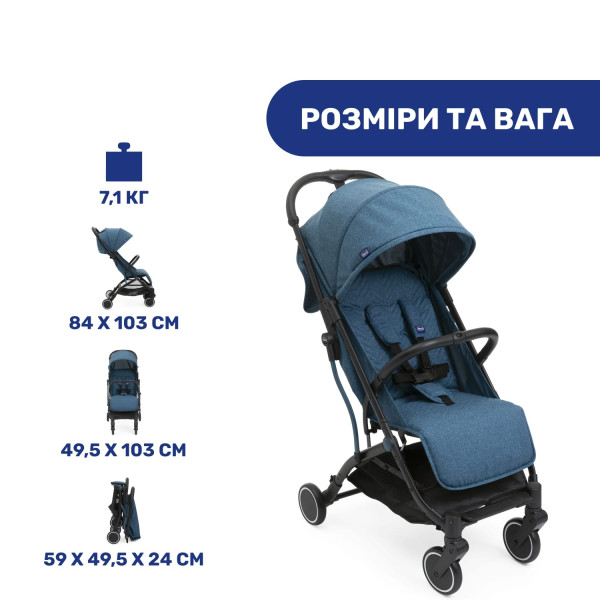 Фото - Коляска прогулянкова Chicco Trolleyme Stroller (79865.58)