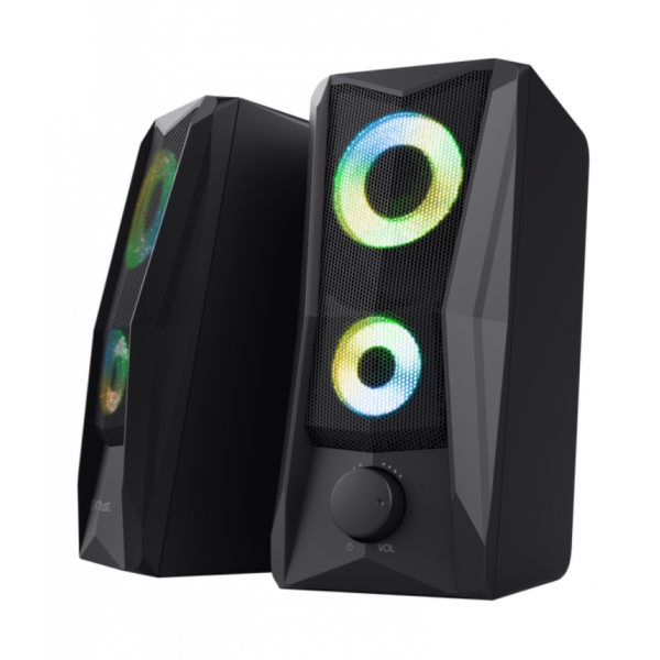 Фото - Комп'ютерна акустика компактна 2.0 Trust GXT 606B Javv RGB-Illuminated 2.0 Black (25108)