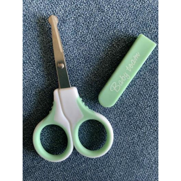 Фото - Ножиці манікюрні дитячі Baby Team з чохлом (7102)