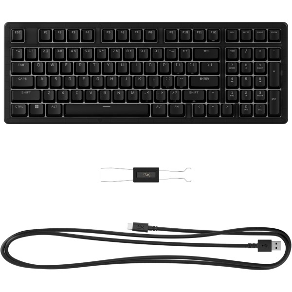 Фото - Клавіатура дротова ігрова HyperX Origins 2 1800 HX Red USB Black (B4QS4AA)