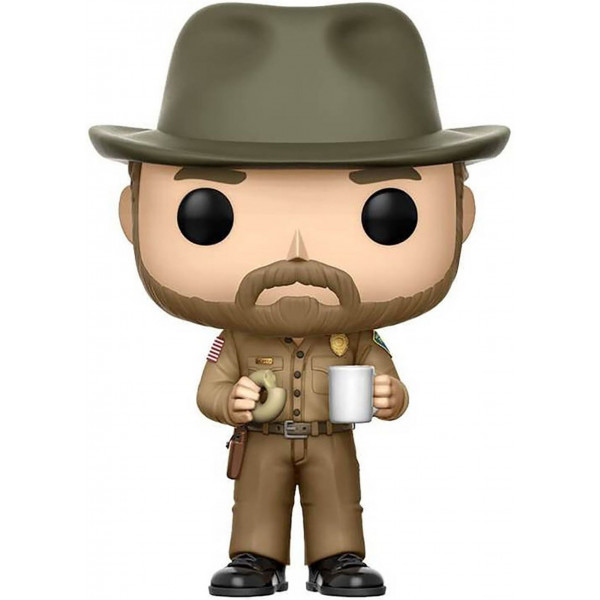 Фото - Колекційна фігурка FUNKO POP! TV Stranger Things Hopper w/ Donut 14425 (FUN579)