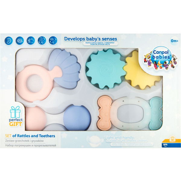 Фото - Брязкальце Набір Canpol babies Pastel (79/401)