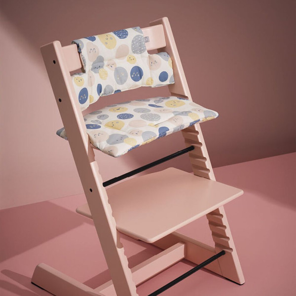 Фото - Вставка для стільчика для годування Stokke для Tripp Trapp (Classic від 18 міс.), кол. різнокольорові круги (Soul System) (100389)