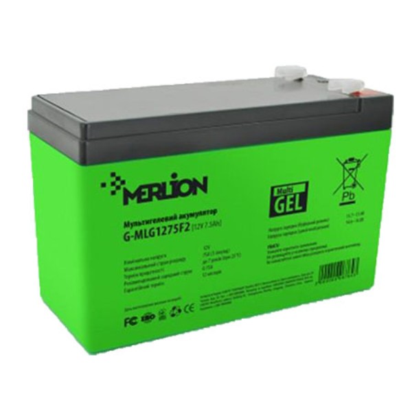 Фото - Аккумулятор для ИБП Merlion 12V 7.5AH Green (G-MLG1275F2)