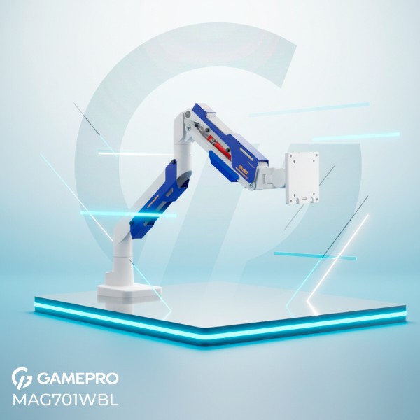 Фото - Крепление настольное GamePro MAG701WBL White&Blue