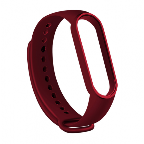 Фото - Ремінець для фітнес-браслету BeCover for Xiaomi Mi Smart Band 5 Burgundy Red (705063)