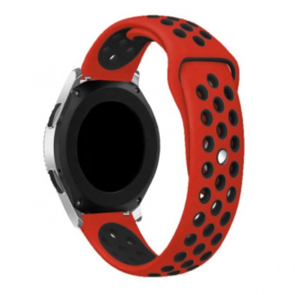 Фото - Ремешок для смарт-часов BeCover Nike Style for Samsung Galaxy Watch 46mm/Watch 3 45mm/Gear S3 Classic/Gear S3 Frontier Red-Black (705790)