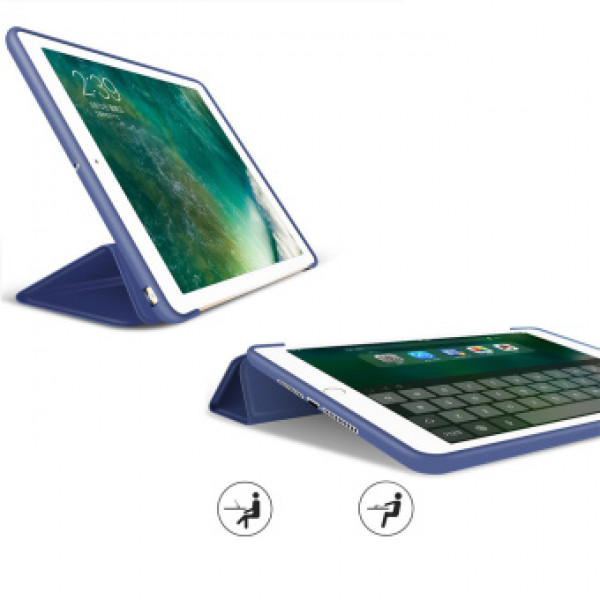 Фото - Чехол для планшета BeCover Tri Fold Soft TPU Silicone for Apple iPad 10.2 2019/2020/2021 Deep Blue (706882)