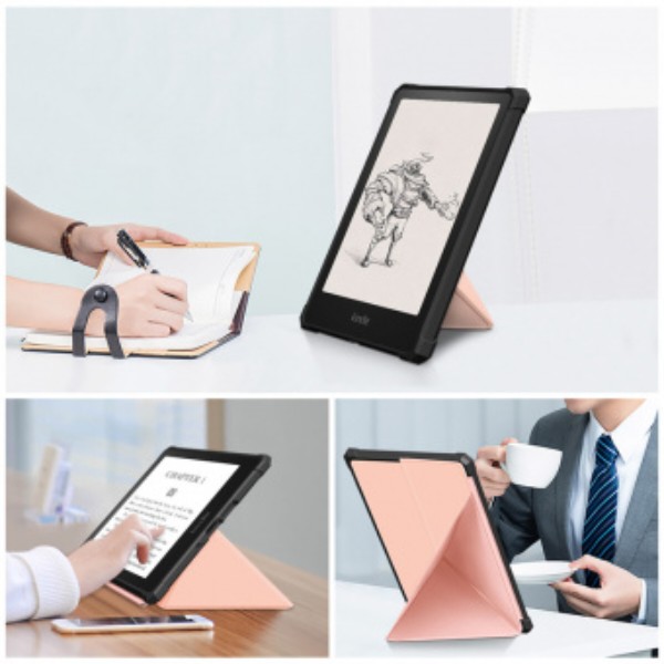 Фото - Чохол для електронної книги BeCover Ultra Slim Origami for Amazon Kindle Paperwhite 11th Gen. 2021 Rose Gold (707223)