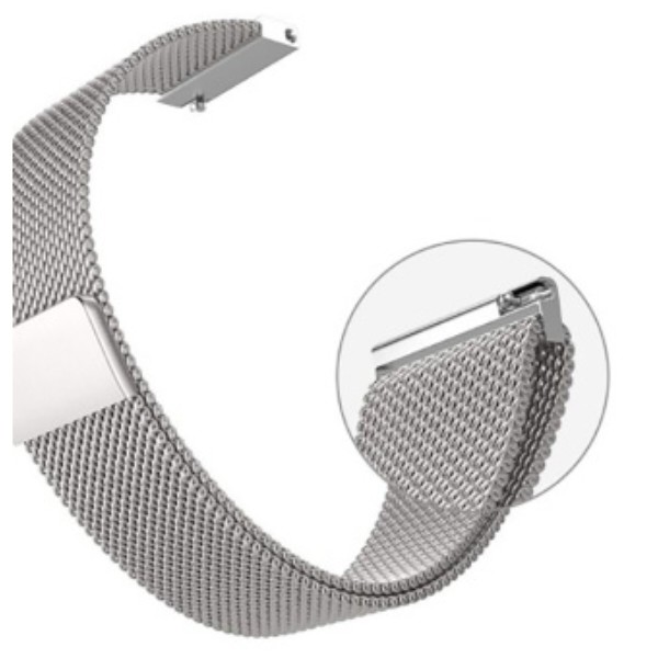 Фото - Ремешок для смарт-часов BeCover Milanese Style for Honor MagicWatch 2 (22mm)/Huawei Watch 3 Pro Classic 46mm Silver (707779)