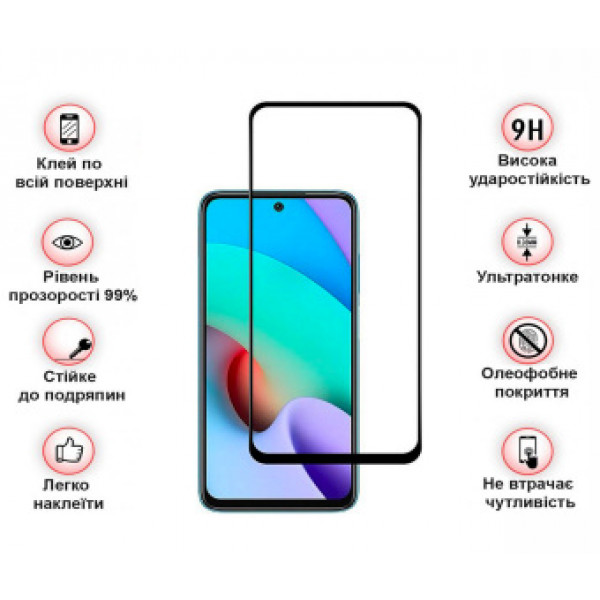 Фото - Защитное стекло для смартфона BeCover for Xiaomi Redmi 10 2022/10 Prime 2022 Black (708151)