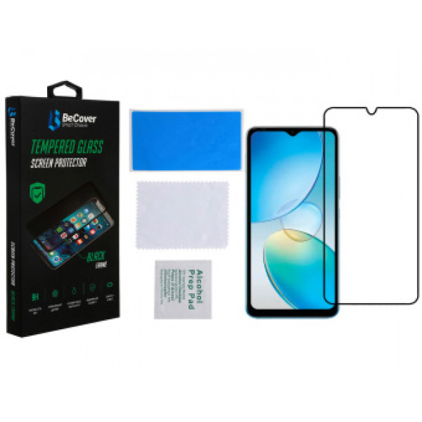 Фото - Захисне скло для смартфону BeCover for Infinix Hot 12i (X665B) Black (708540)