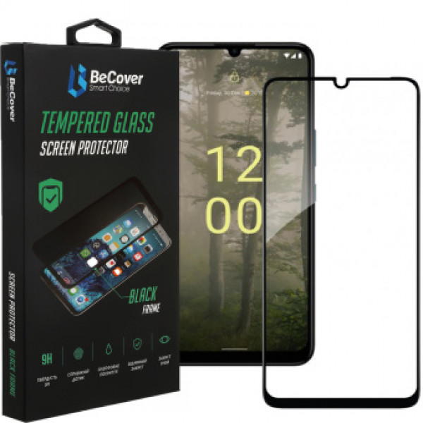 Фото - Захисне скло для смартфону BeCover for Nokia C31 Black (708546)