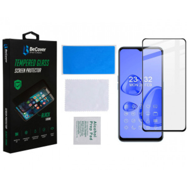 Фото - Захисне скло для смартфону BeCover for Realme 10 Black (708570)