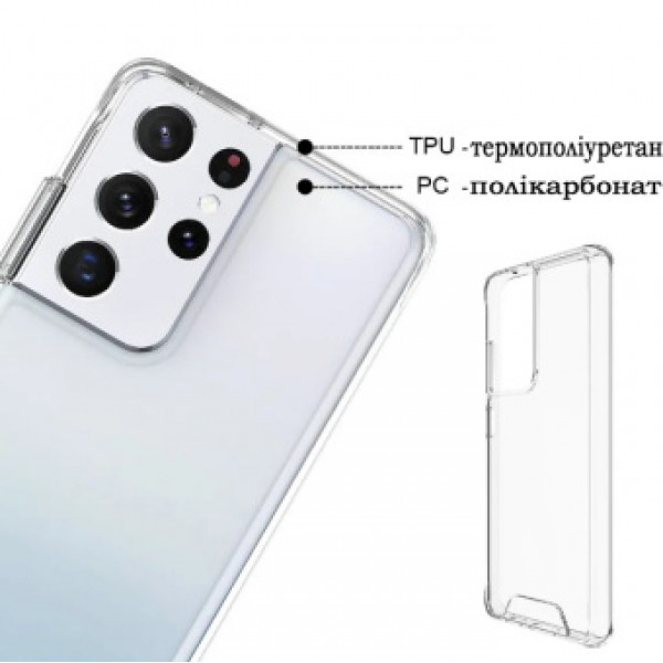 Фото - Чехол для смартфона BeCover Space Case for Samsung Galaxy S21 Ultra SM-G998 Transparancy (708587)