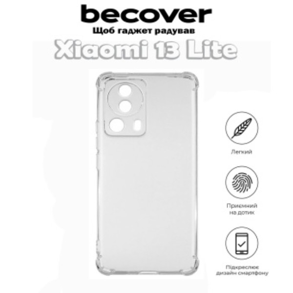 Фото - Чохол для смартфону BeCover Anti-Shock for Xiaomi 13 Lite Clear (709327)