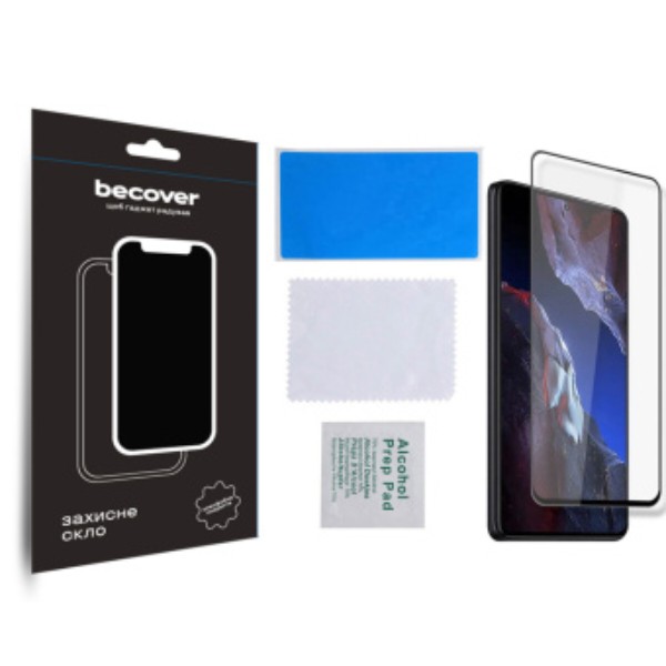 Фото - Захисне скло для смартфону BeCover for Xiaomi Poco F5 Pro Black (709744)