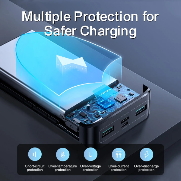 Фото - Уцінка - Батарея мобільна Joyroom 20000mAh 22.5W PD QC3.0 AFC Black (JR-QP192)