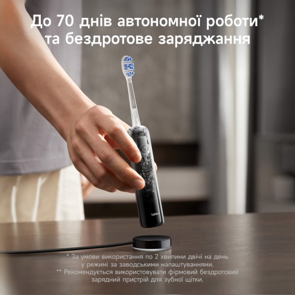 Фото - Зубная щетка электрическая Laifen Wave PRO Space Gray (1TB92-A-XX-DG-002)